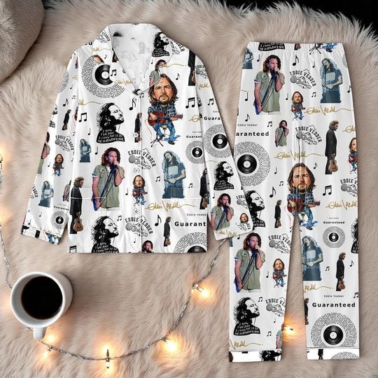 Discover Edwad Severson Not Lonely Without Me Pajamas Set | Rock Music Sleepwear | Christmas Gift for Fans