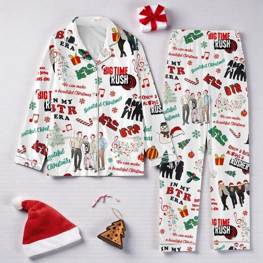 Discover Big Time Rush We Can Make A Beautiful Christmas Holiday Pajamas Set | Xmas Outfit | Christmas Sleepwear