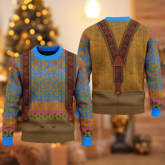 Discover Disney Christmas Costume Sweater, Oaken Sweatshirt, Wandering Oaken Costume Crew Sweater, Magic Kingdom Xmas Shirt