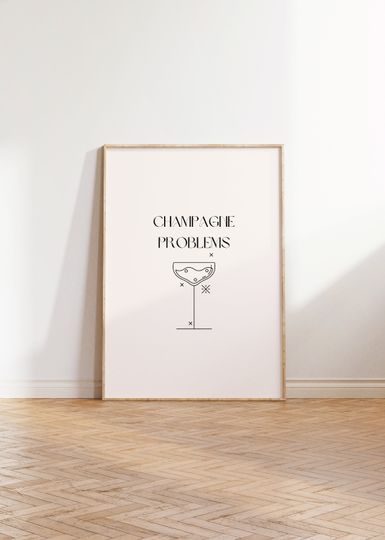 Discover Champagne Problems | taylor version Merch, Taylor Lyrics | Art Print Minimalist, Taylorr Swifts Decor, Bar Cart Poster, Digital Download