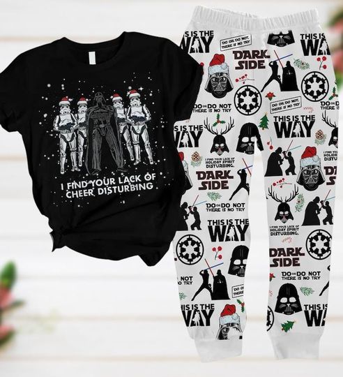 Discover Star Wars Christmas Pajamas, Darth Vader Xmas Pajamas, Disney Movie Christmas Gift, Xmas Holiday Gift