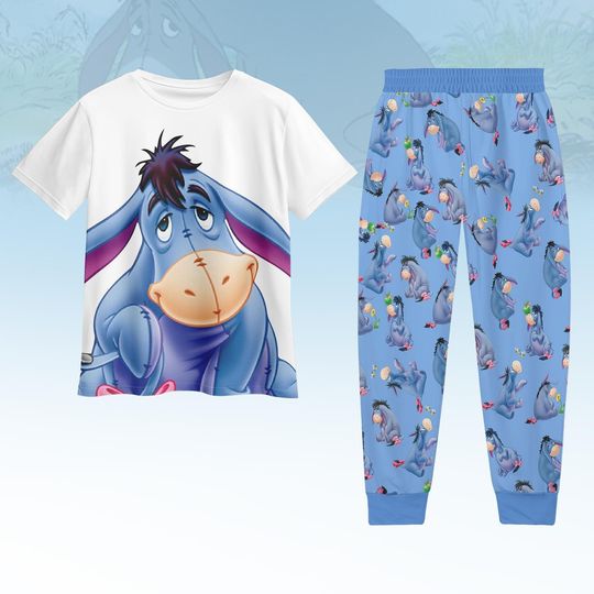 Discover Eeyore Xmas Pajamas, Winnie The Pooh Christmas Pajamas, Disney Cartoon Holiday Pajamas, Donkey Pajamas Family, Matching Pajamas
