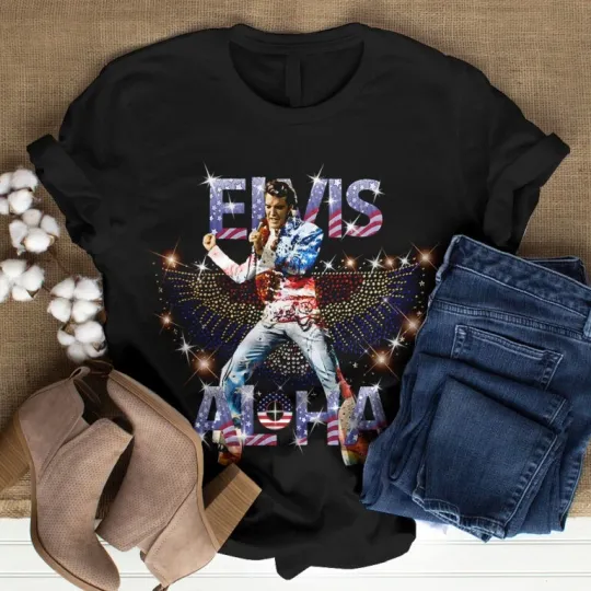 Discover Elvis Presley 2D Unisex T-Shirt Gift for Fans