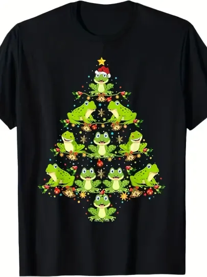 Discover Funny Christmas Frog T-Shirt