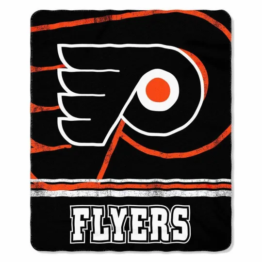 Philadelphia Hockey Flyers Soft Fleece Throw Blanket