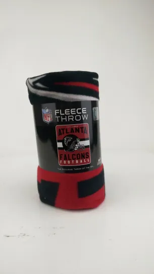 Soft Fleece Throw Blanket  Singular Atlanta Football Falcons
