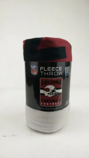 Discover New Lt Wt Soft Fleece Throw Blanket 50" X 60" Singular Arizonna Cardinals