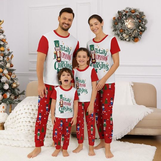 Christmas Nutcracker Family Pajamas, Xmas Famly Matching Shirt, Ballet Set of Pjm, Cute Holiday Outfit, Christmas Gift for Kid Adult