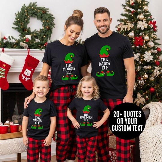 Discover Custom The Elf Shirt, Custom Elf Shirt, Christmas Family Matching, Funny Christmas2025 Tee, Christmas Elf Shirts, Christmas Family Matching