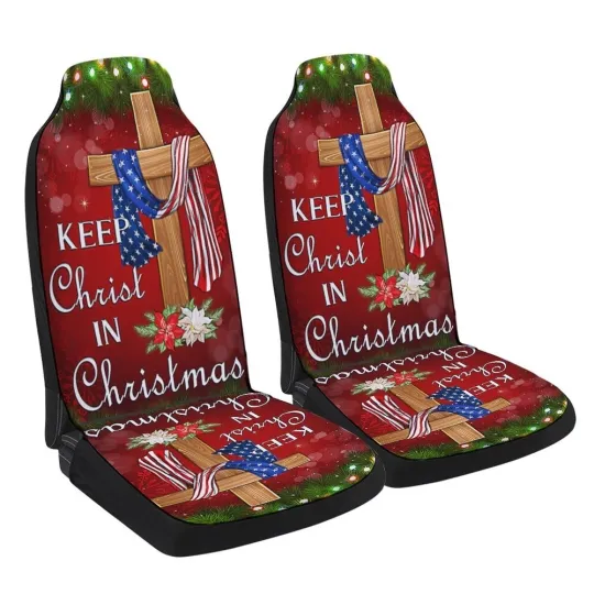 Discover Christmas Car Seat Cover, Keep Christ in Christmas Car Seat Covers, Gift