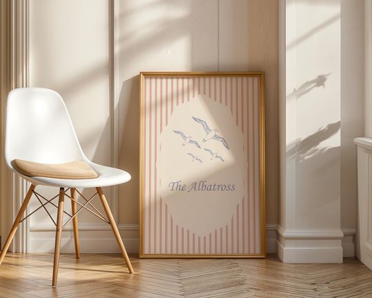 Discover Taylor Print | The Albatross Digital Print | Music Art | Room Print | Aesthetic Print | Home Decor | Girly Print | Coastal Wallart | Pink