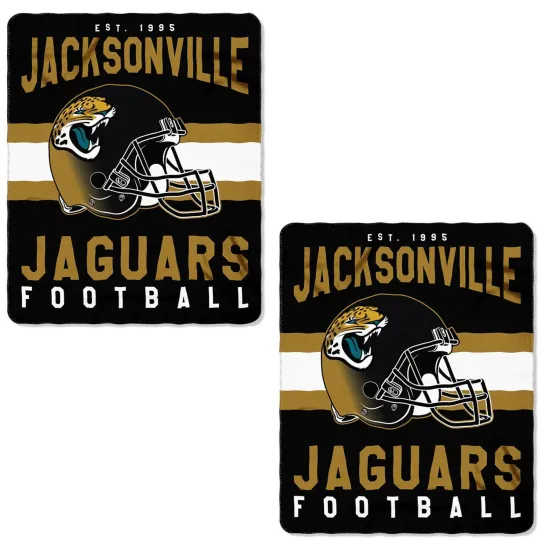 Jacksonville Football Jaguars Soft Fleece Throw Blanket