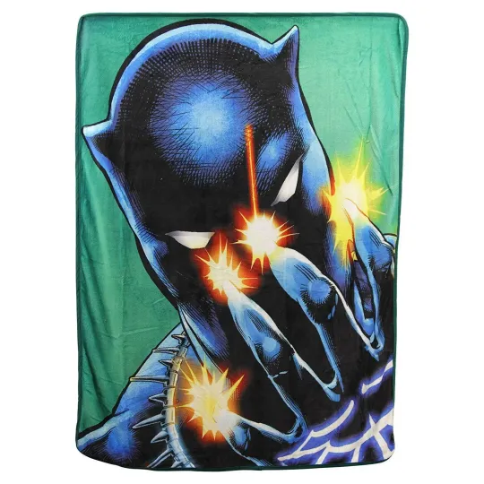 Marvel Comics Black Panther Super Plush Soft Throw Blanket