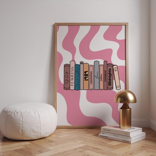 Discover Taylor Inspired Album Wall Art Printable | taylor version Wall Decor | taylor version Room Decor | Instant Download | Pink Poster for Dorm & Bedroom Decor