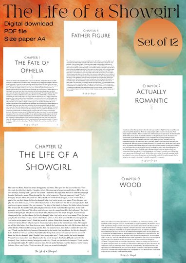 Discover The Life of a Showgirl Album Lyric Book | Printable Swift Poster | Scrapbook Book Pages | Swift Lyrics | Instant Download