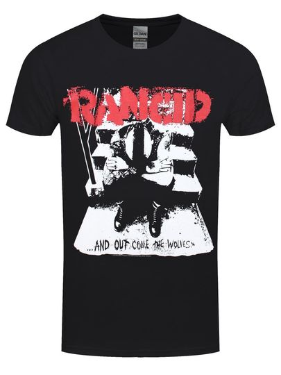 Discover Rancid Wolves Mens Black 3D T-Shirt