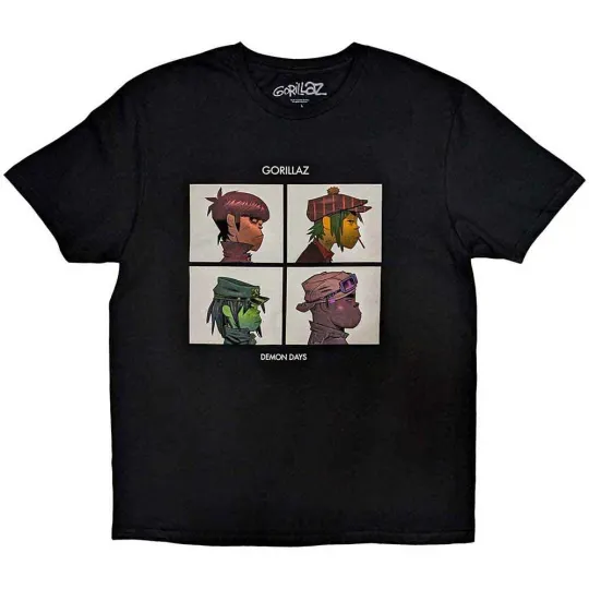 Discover Gorillaz Demon Days Band Logo T-Shirt Men’s