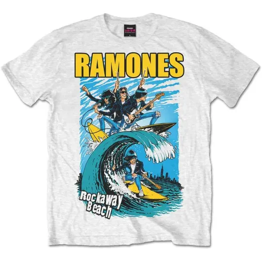 Discover Ramones Men's Rockaway Beach Short Sleeve T-Shirt