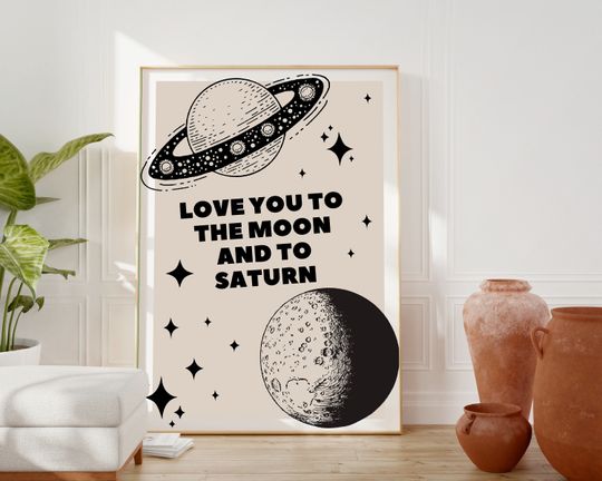 Discover Taylor Print, Love You to the Moon and to Saturn, Seven Song Wall Art, Funky taylor version Merch, Lyric Room Decor, College Dorm Posters