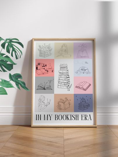 Discover Bookish Era Wall Art Print | Taylorr Inspired  Poster