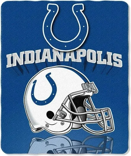 Discover Indianapolis Football Colts Fleece Throw Blanket