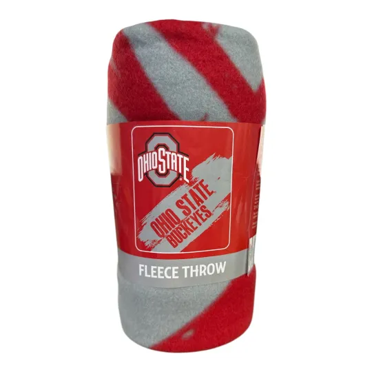 Discover Ohio State Buckeyes Fleece Throw Blanket Cozy Fan Essential