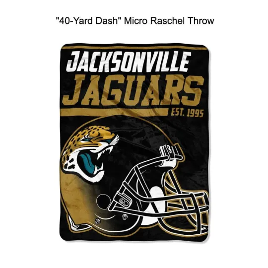 Jacksonville Football Jaguars Throw Blanket