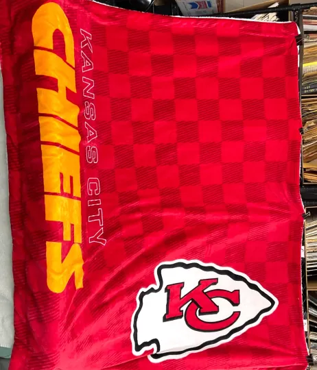 Discover Kansas City Football Chiefs Fleece Blanket