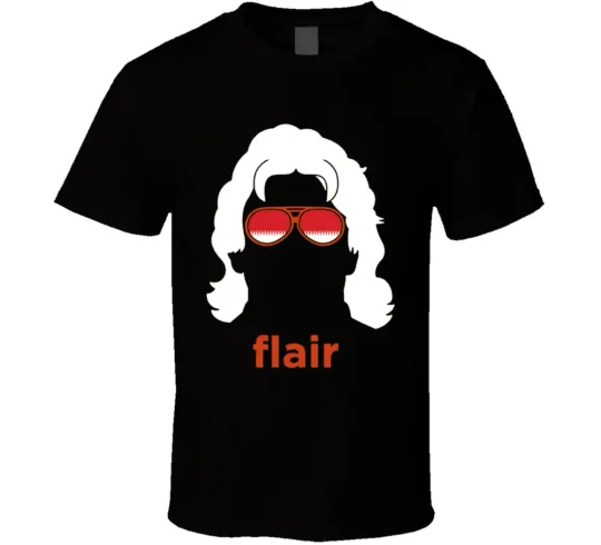 Discover Ric Flair Silhouette Black T-Shirt