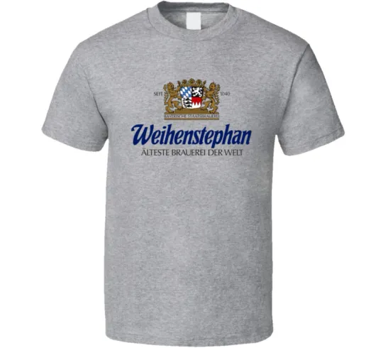 Discover Weihenstephan Coat of Arms Beer Brewery Logo T-Shirt