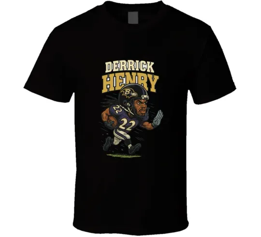 Discover Derrick Henry 3D Caricature T-Shirt