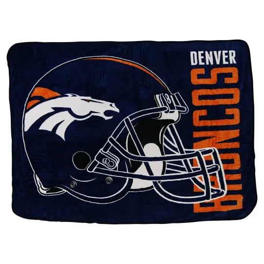 Denver Football Broncos Throw, Gift for Fan