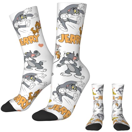 Discover Men's Socks Cartoon Tom And Jerry