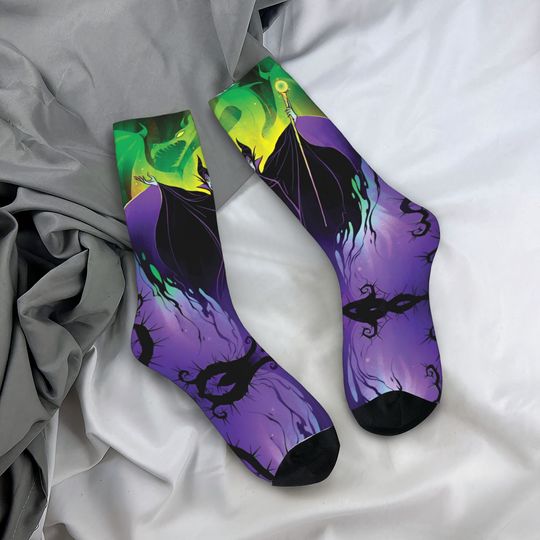 Villains Maleficent Sleeping Beauty Sock