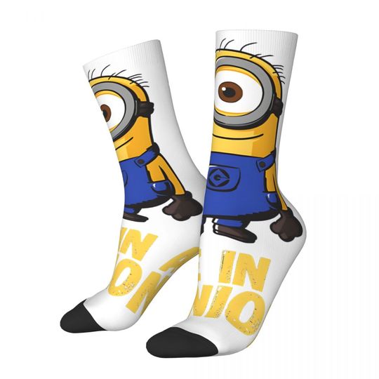 Crazy compression Minions One In A Minion Sock