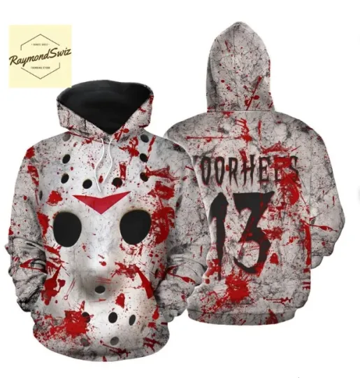 Discover Jason Voorhees 3D HOODIE HALLOWEEN GIFT CHRISTMAS GIFT BEST PRICE US SIZE