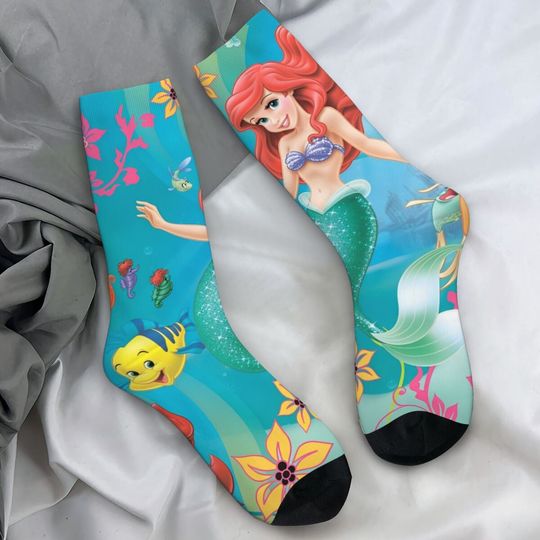 Discover The Little Mermaid Cartoon Socks