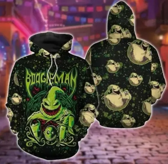 Discover Oogie Boogie Hoodie 3d, Nightmare Before Christmas Hoodie, Halloween Hoodie