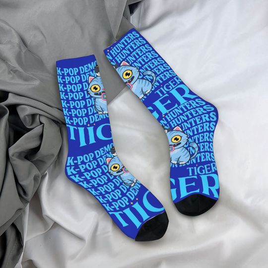Discover Women Men Socks Kpop Demon Hunters Tiger Kpop Huntrix