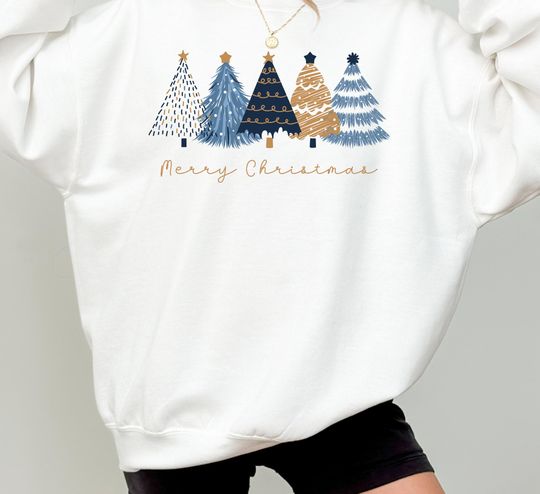 Discover Christmas Tree Sweater, Christmas Sweater, Christmas Crewneck, Christmas Tree Sweatshirt