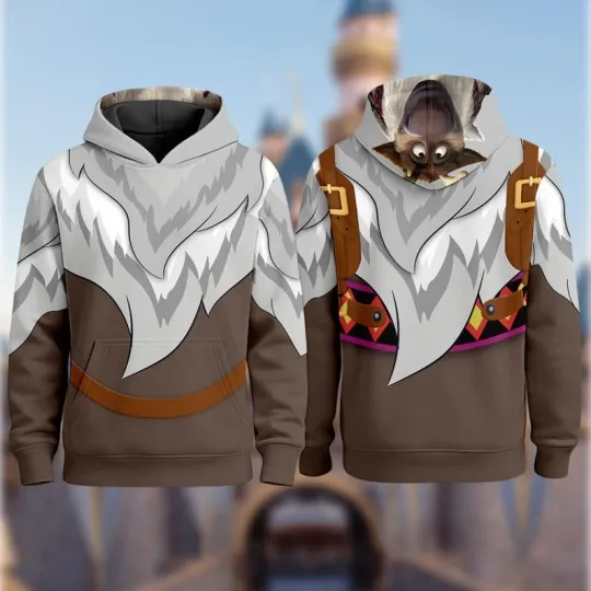 Discover Sven Frozen Reindeer Cosplay Costume Christmas Gift Hoodie 3D Printed