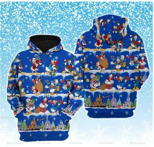 Discover Disney Donald 3D HOODIE HALLOWEEN GIFT CHRISTMAS GIFT BEST PRICE OVER PRINT