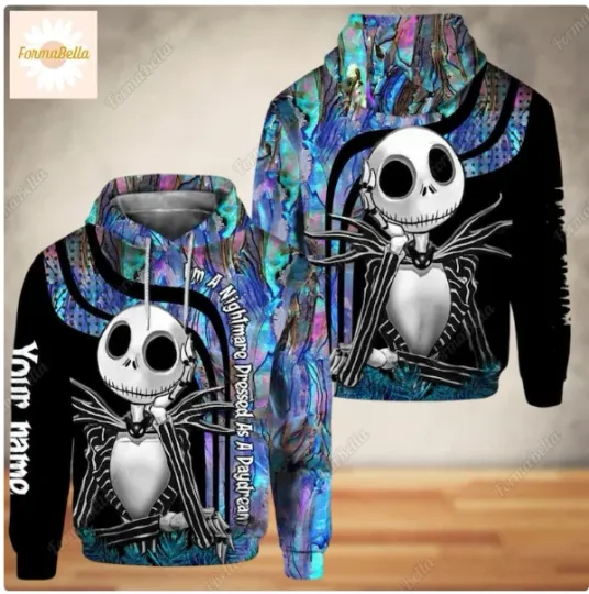 Discover Halloween Custom Jack Skellington 3D HOODIE HALLOWEEN GIFT CHRISTMAS GIFT