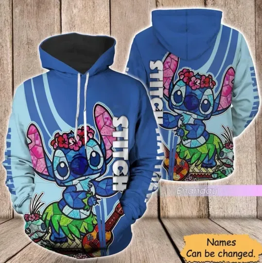 Discover Stitch Hawaii 3D HOODIE Halloween Gift Best Price Christmas Gift Us Size