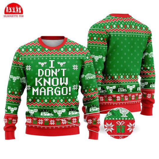 Discover I Don't Know Margo Ugly Christmas Sweater, National Lampoon's Christmas Vacation Ugly Sweater, Todd and Margo Shirt, Christmas Movie Gift