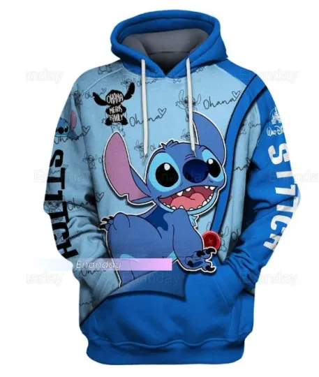 Discover Stitch Ohana 3D HOODIE HALLOWEEN GIFT CHRISTMAS GIFT BEST PRICE OVER PRINT