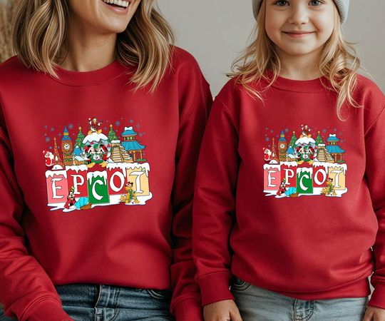 Discover Disney Christmas Shirt  Epcot Holiday Tee  Disney World Trip Sweatshirt  Family Disney Park Outfit  Christmas Vacation Gift