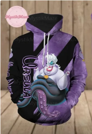Personalized Ursula 3D HOODIE HALLOWEEN GIFT CHRISTMAS GIFT BEST PRICE US SIZE