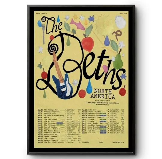 Discover The Beths North America Tour 2025 Poster
