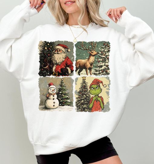 Discover Christmas Sweatshirt, Christmas Sweater, Christmas Crewneck, Christmas Tree Sweatshirt, Holiday Sweaters for Women, Winter Sweatshirt